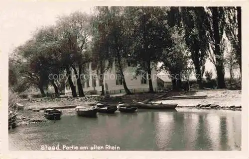 AK / Ansichtskarte  Staad Konstanz BW Partie am alten Rhein