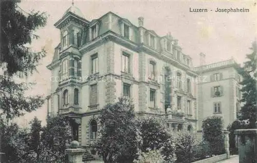 AK / Ansichtskarte  LUZERN  LU Josephsheim Haushaltungsschule fuer Damen und Toechter