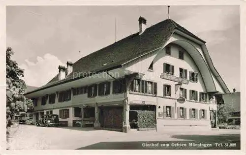 AK / Ansichtskarte  Muensingen Konolfingen BE Gasthof zum Ochsen