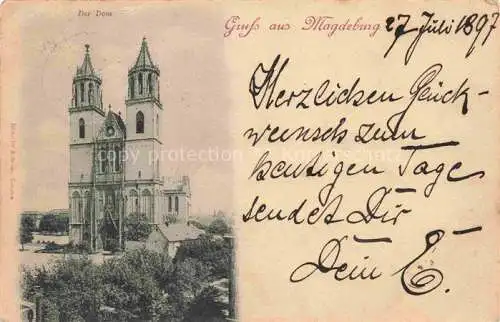 AK / Ansichtskarte  MAGDEBURG Der Dom