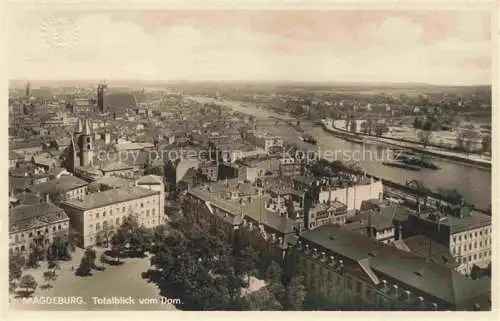 AK / Ansichtskarte  MAGDEBURG Totalansicht vom Dom