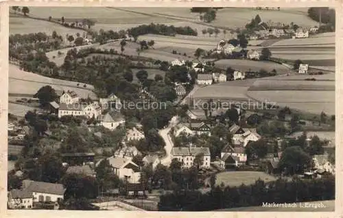 AK / Ansichtskarte  Markersbach Raschau-Markersbach Erzgebirge Fliegeraufnahme