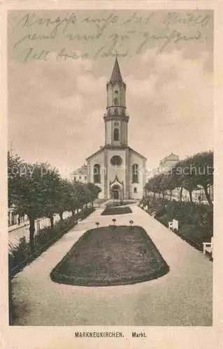 AK / Ansichtskarte  Markneukirchen Vogtlandkreis Sachsen Markt Kirche