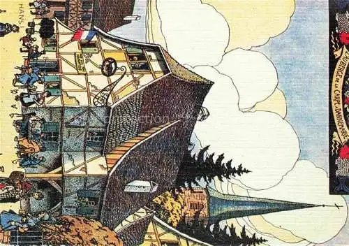 AK / Ansichtskarte  Hansi  Waltz J J Kuenstlerkarte Alsace Elsass Auberge de la Carpe Dannemarie 