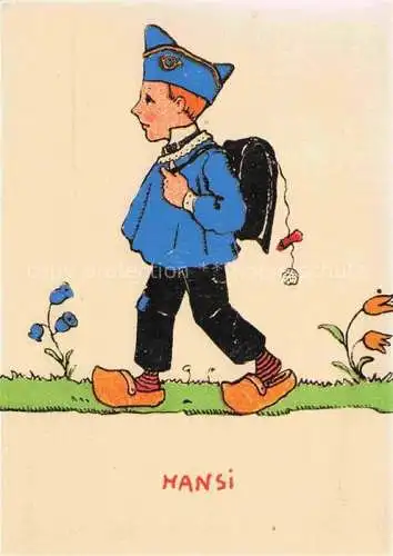 AK / Ansichtskarte  Hansi  Waltz J J Kuenstlerkarte Alsace Elsass Illustrateur alsacie Colmar