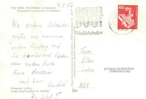 AK / Ansichtskarte  Mittelzell Strandhotel Loechnerhaus