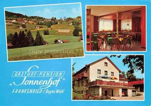 AK / Ansichtskarte  Frankenried Geiersthal Panorama Gasthof Pension Sonnenhof Bayerischer Wald