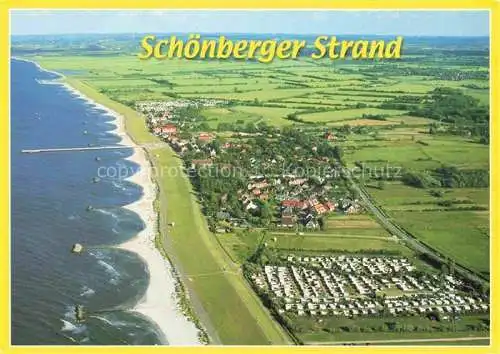 AK / Ansichtskarte  Schoenberger Strand Fliegeraufnahme