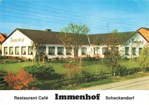 AK / Ansichtskarte  Schackendorf Bad Segeberg Restaurant Café Immenhof