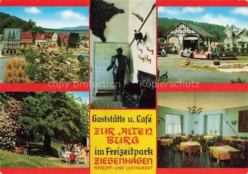 AK / Ansichtskarte  Ziegenhagen Witzenhausen Freizeitpark Wald-Maerchen-Zoo Gaststaette Café zur alten Burg