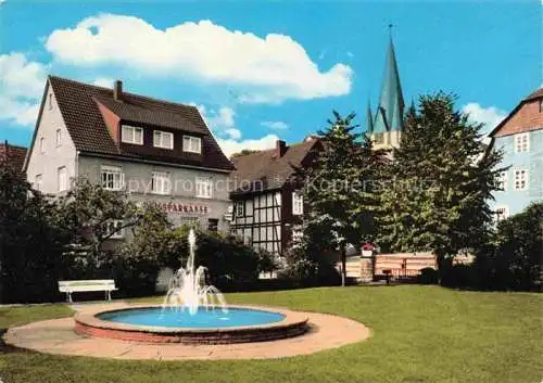 AK / Ansichtskarte  Bodenfelde Reiherbachplatz Brunnen Sommerfrische