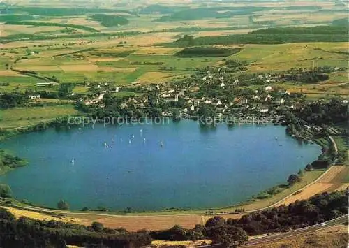 AK / Ansichtskarte  Schalkenmehren Vulkaneifel mit Maar