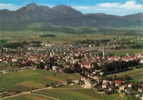 AK / Ansichtskarte  Freilassing Panorama mit Hochstaufen und Zwiesel