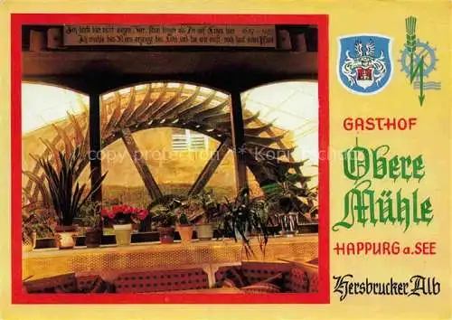 AK / Ansichtskarte  Happurg Bayern Gasthof Obere Muehle Gastraum