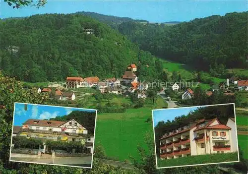 AK / Ansichtskarte  Veilbronn Panorama Gasthof Pension Café Sponsel-Regus