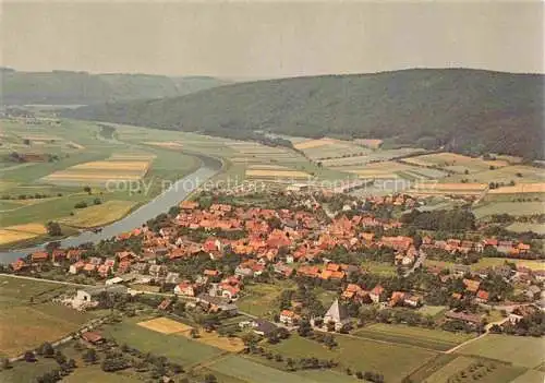 AK / Ansichtskarte  oedelsheim Oedelsheim Oberweser Hessen Panorama Luftkurort Weserbergland