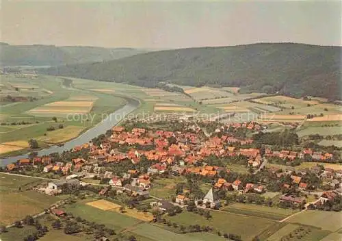 AK / Ansichtskarte  oedelsheim Oedelsheim Oberweser Hessen Panorama Luftkurort im Weserbergland