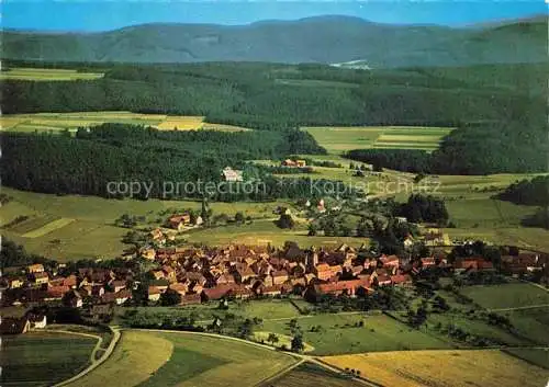 AK / Ansichtskarte  Voehl Edersee Waldeck-Frankenberg Hessen Fliegeraufnahme