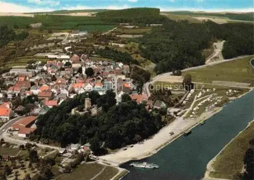 AK / Ansichtskarte  Polle Oberweser Panorama Luftkurort