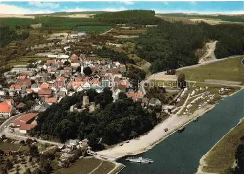 AK / Ansichtskarte  Polle Oberweser Panorama Luftkurort