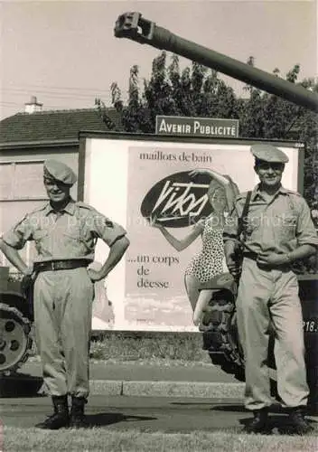 AK / Ansichtskarte  Brunstatt Mulhouse 68 Haut-Rhin Soldaten mit Panzer