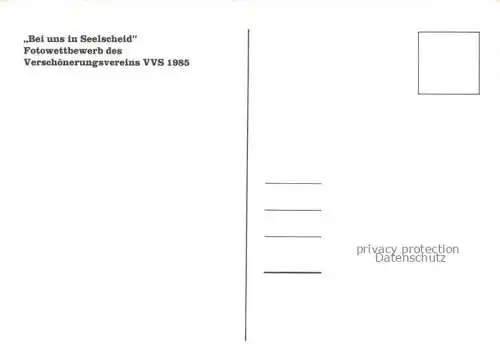 AK / Ansichtskarte  Seelscheid Bei uns in Seelscheid Fotowettbewerb des Verschoenerungsvereins VVS 1985