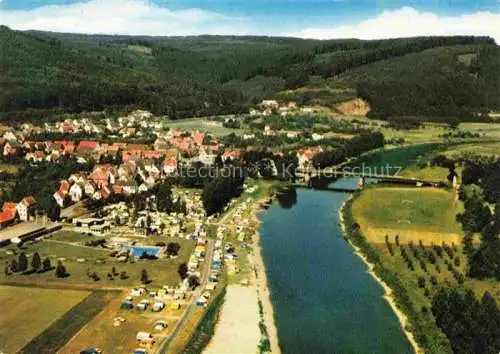 AK / Ansichtskarte  Gieselwerder Panorama Luftkurort Oberweserbergland