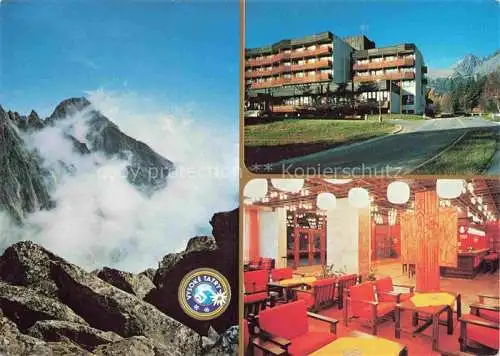 AK / Ansichtskarte  Lomnicky Stit Vysoke Tatry SK Zotavovna ROH Metalurg interiér Berghotel Restaurant Hohe Tatra