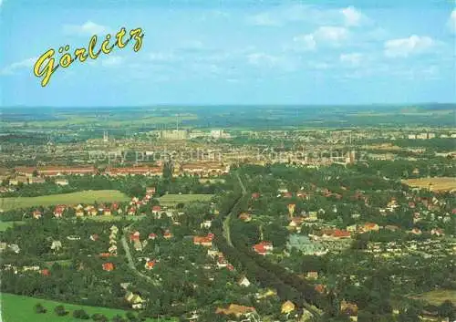 AK / Ansichtskarte  GoeRLITZ  Sachsen Panorama Blick von der Landeskrone