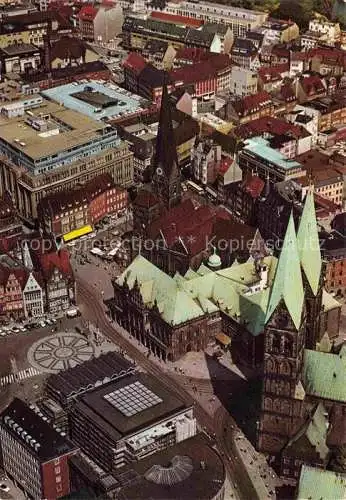 AK / Ansichtskarte  BREMEN Blick auf den Marktplatz