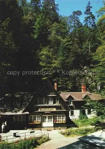 AK / Ansichtskarte  Uttewalde Uttewalder Grund Gasthaus Waldidylle