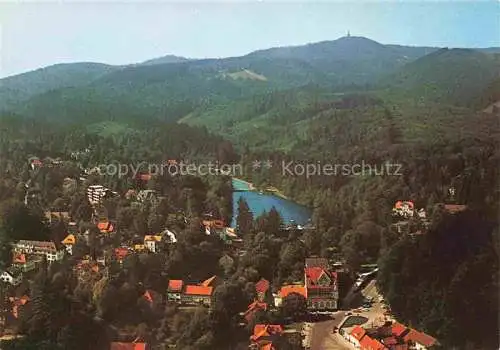 AK / Ansichtskarte  Bad Sachsa Osterode Harz Teilansicht mit Schmelzteich