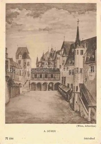 AK / Ansichtskarte  Duerer Albrecht Kuenstlerkarte Nr. 2295 Schlosshof