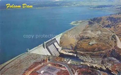 AK / Ansichtskarte  Sacramento California USA Folsom Dam aerial view