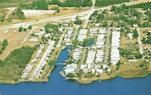 AK / Ansichtskarte  Lake Alfred Florida USA Palm Shores Mobile Village aerial view