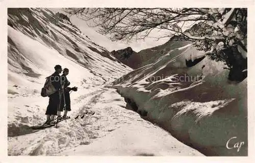 AK / Ansichtskarte  Bareges Argeles-Gazost 65 Hautes-Pyrenees Route du Tourmalet en hiver