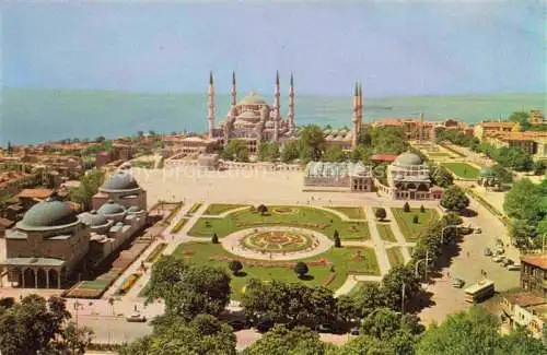 AK / Ansichtskarte  ISTANBUL Constantinopel TK The Blue Mosque Sultan Ahmet Mosque and its surrounding