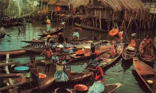 AK / Ansichtskarte  Dahomey Benin Village lacustre de Ganvié lake-dwellings