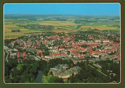 AK / Ansichtskarte  Bueckeburg Schaumburg Niedersachsen Fliegeraufnahme