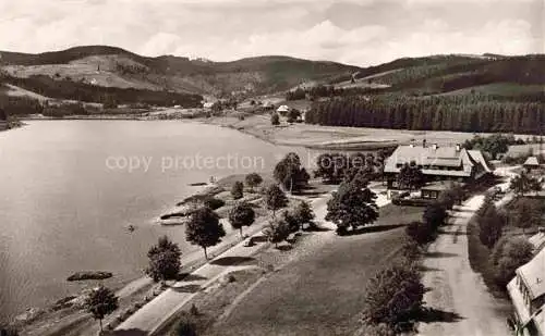 AK / Ansichtskarte  Aha Schluchsee Gasthaus Pension Auerhahn Fliegeraufnahme