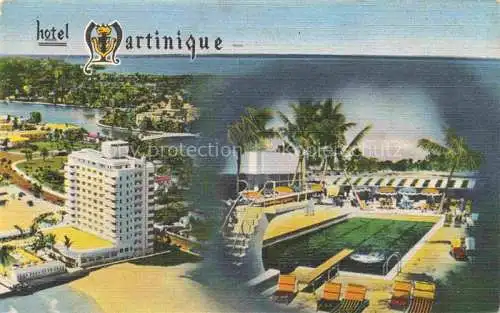 AK / Ansichtskarte  Miami Beach Hotel Martinique Schwimmbad