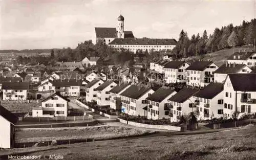 AK / Ansichtskarte  Marktoberdorf Panorama mit Kirche