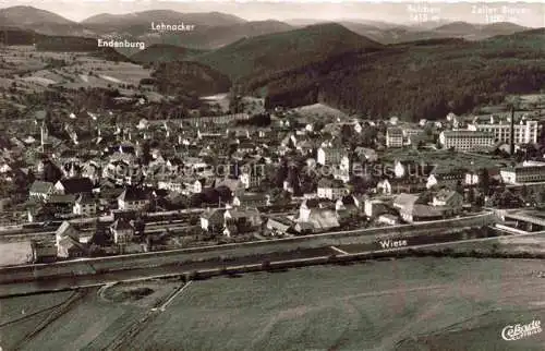 AK / Ansichtskarte  Steinen Wiesental BW Fliegeraufnahme mit Zeller Blauen Lehnacker Endenburg Wiese