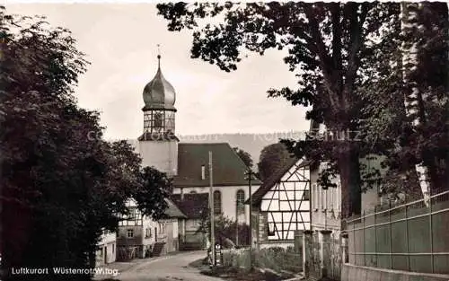 AK / Ansichtskarte  Wuestenrot Ortspartie mit Kirche