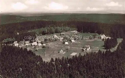 AK / Ansichtskarte  Zwieselberg Freudenstadt BW Fliegeraufnahme mit Hotel Hirsch