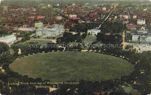 AK / Ansichtskarte  WASHINGTON  DC USA Looking North from top of Washington Monument