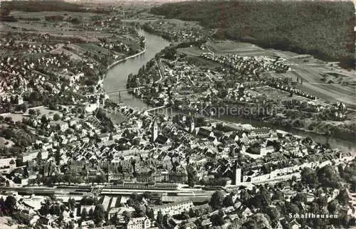 AK / Ansichtskarte  SCHAFFHAUSEN  SH Fliegeraufnahme