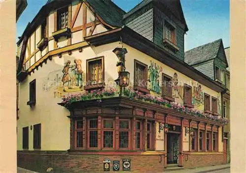 AK / Ansichtskarte  Bingen Rhein Hotel Goldener Kochloeffel