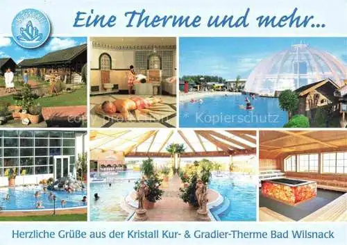 AK / Ansichtskarte  Bad Wilsnack Brandenburg Kristall Kur- und Gradier-Therme Thermalbad