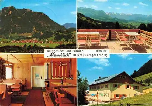 AK / Ansichtskarte  Burgberg Allgaeu Berggasthof Pension Alpenblick